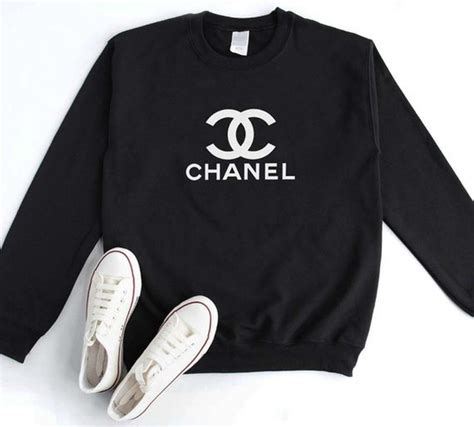 designer ish chanel sweatshirt|chanel cardigan.